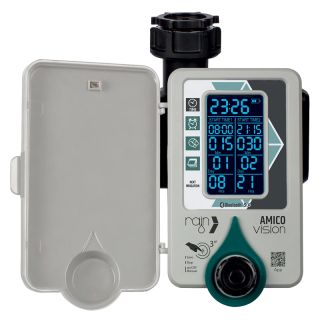 RAIN AMICO VISION 1 - Musluk tipi 1 istasyon - ŞARJ EDİLEBİLİR lityum pil (Dahil) - BT bağlantısı