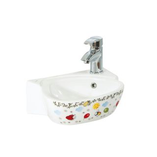 Creavit CK035.000F0 Çocuk 38 cm Lavabo - Dekorlu