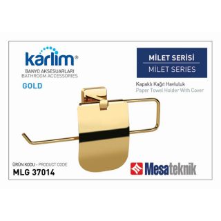 Mesa Teknik Karlim Milet Kağıt Havluluk Kapakl Gold (Altın)