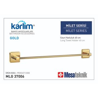 Mesa Teknik Karlim Milet Uzun Havluluk 40 cm Gold