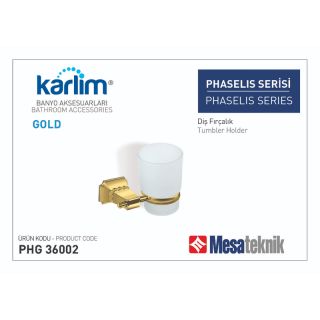 Mesa Teknik Karlim Phaselis Diş Fırçalık Gold (Altın)