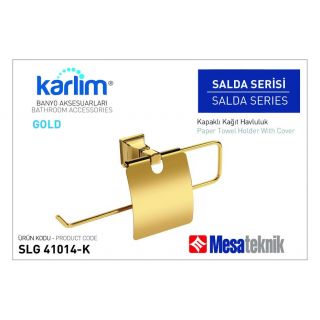 Mesa Teknik Karlim Salda Kağıt Havluluk Kapaklı Gold (Altın)