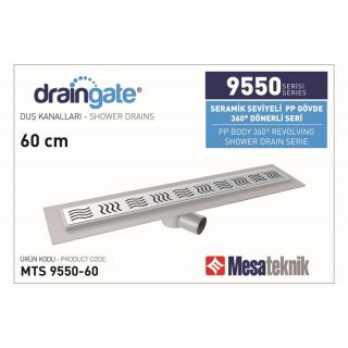Mesa Teknik MTS 9550-60 Duş Kanalı ve Duş Süzgeci