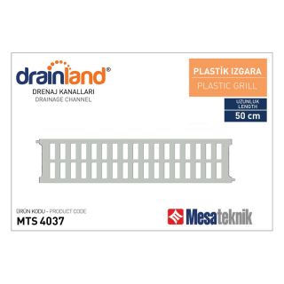 Mesa Teknik Plastik Izgara Genişlik 130 mm Uzunluk 50 cm A15 Sınıf MTS 4037