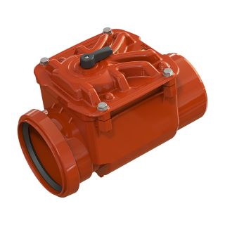 PVC Atık Su Çekvalf Metal Klapeli Kilitli